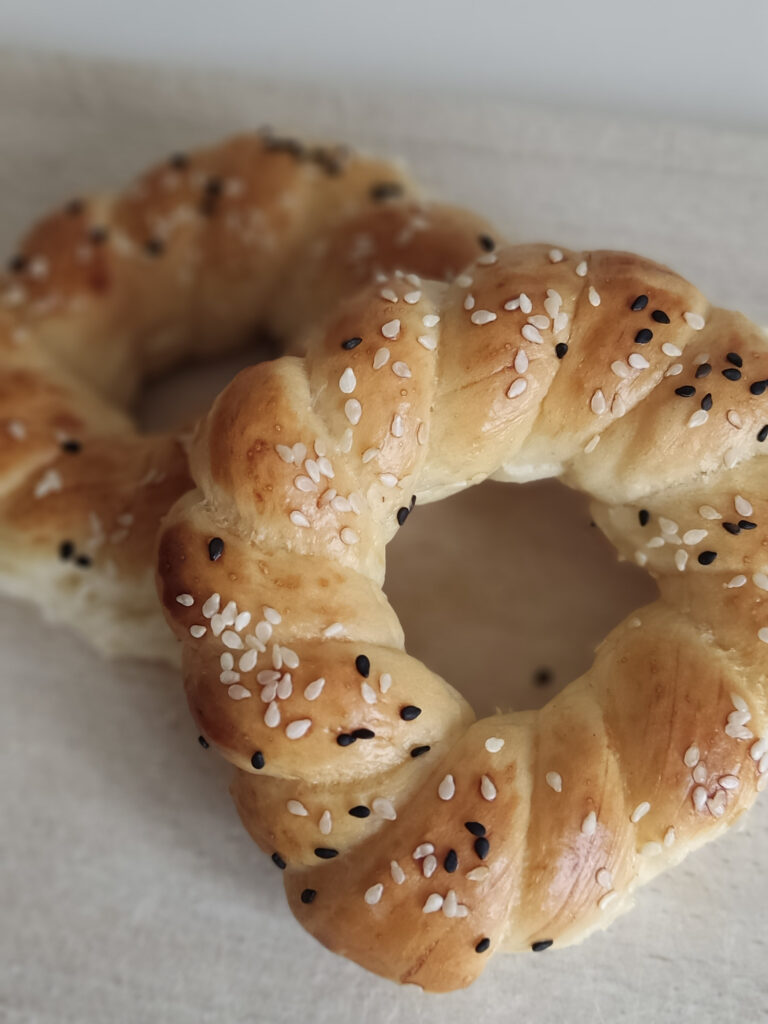 złote, domowe bajgle